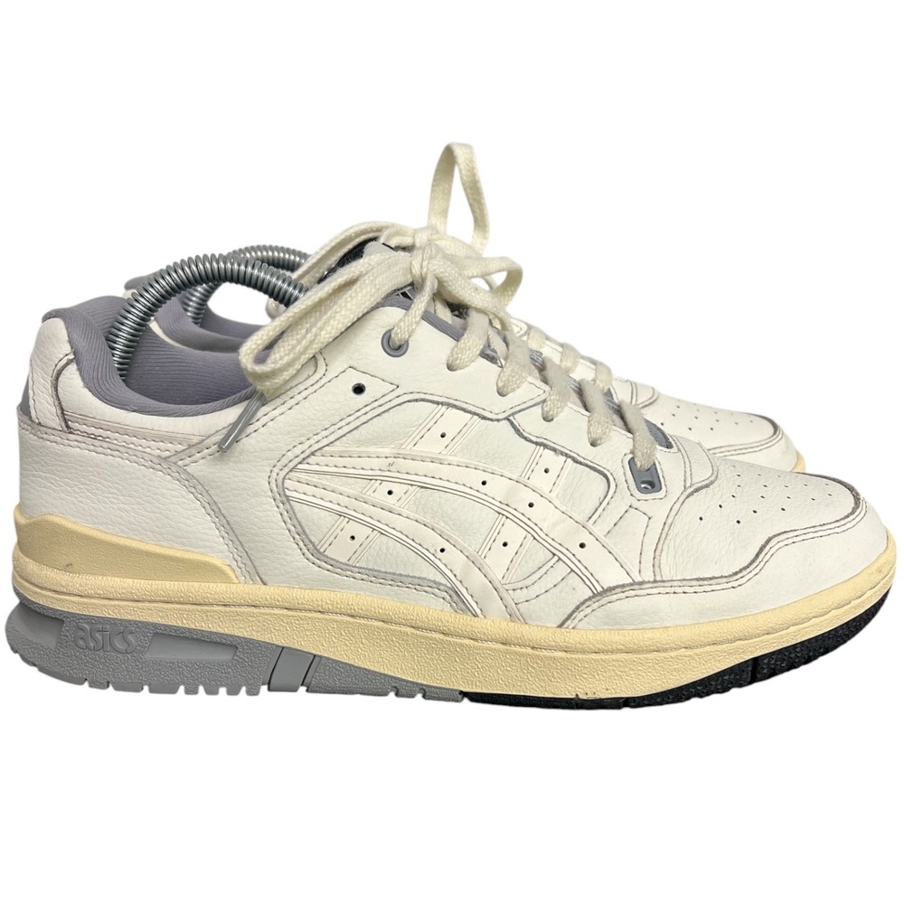 Asics EX89 Ballaholic Cream Grey Mens Sneakers 1201A837 Size 8.5 US